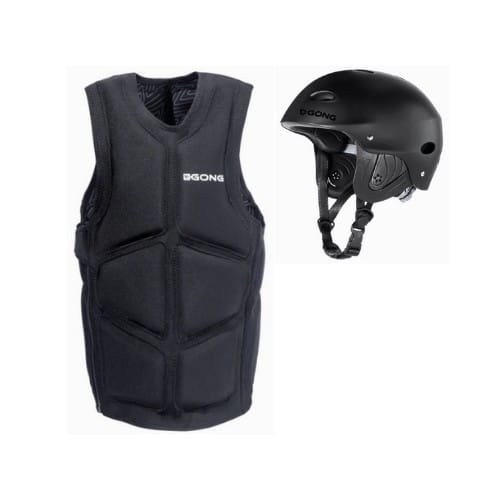 Hjelm og impact vest